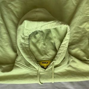 lime green GOLF WANG hoodie